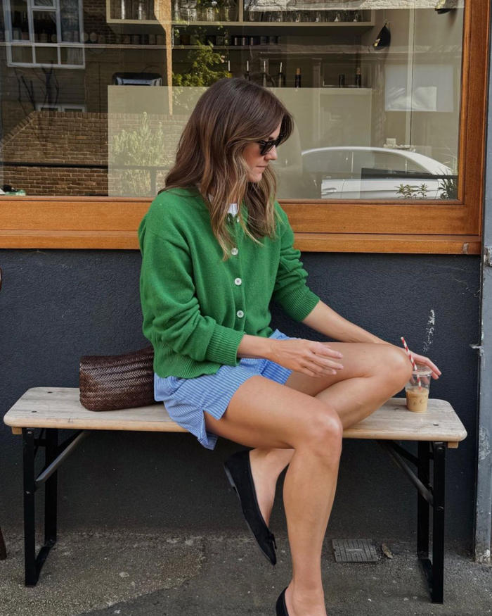 the anti-denim shorts trend people in london are wearing on repeat
