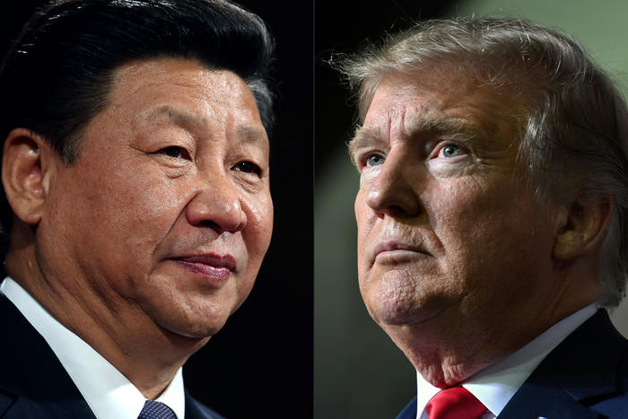 china hits back at trump's trade war threats during biden debate