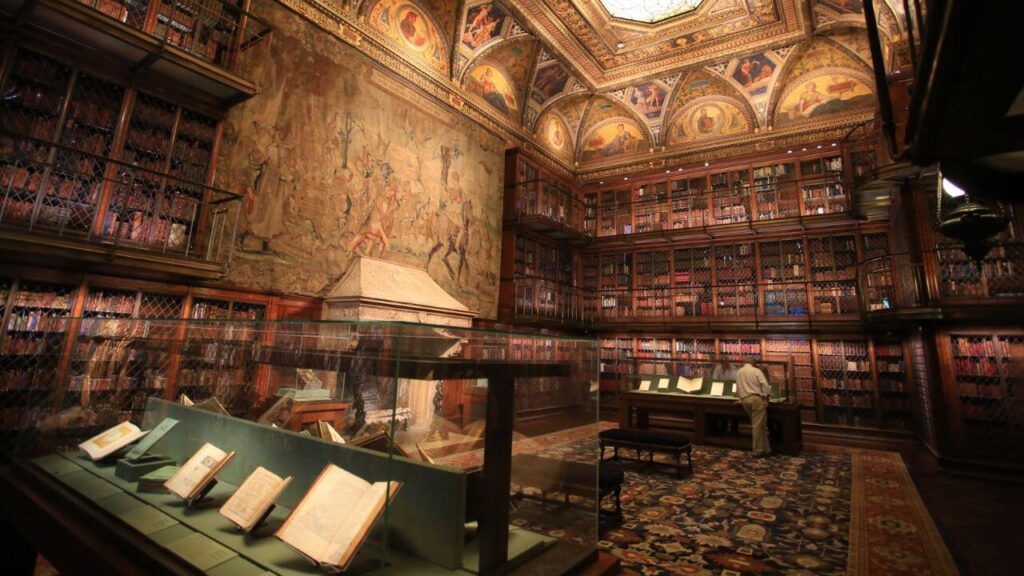 <p>The Morgan Library and Museum is a project by Pierpoint Morgan, who wanted to have a depository for his collections. This personal library was only opened to the public by J.P. Morgan, Jr. in 1924, after his father’s death.</p><p>Today, the Morgan Library and Museum is recognized as one of New York City’s must-visit places. In fact, the original palazzo has expanded into a complex with several other structures. The library is celebrating its 100th year in 2024.</p>
