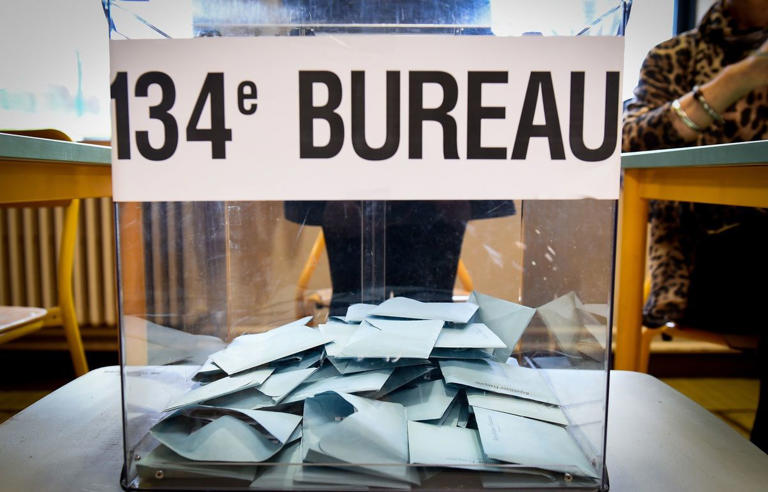 Une urne dans un bureau de vote toulousain (Illustration).