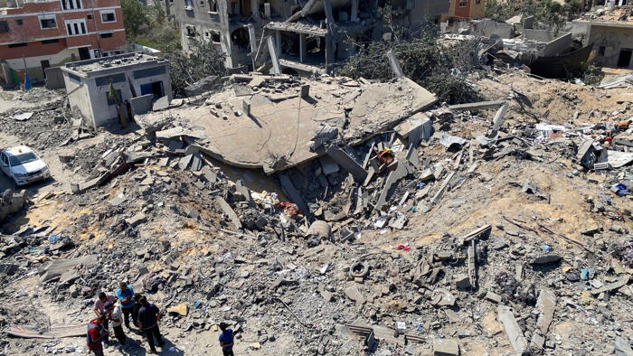 israel-gaza-krieg: nach israelischem bombenangriff: palästinenser beklagen zwölf tote