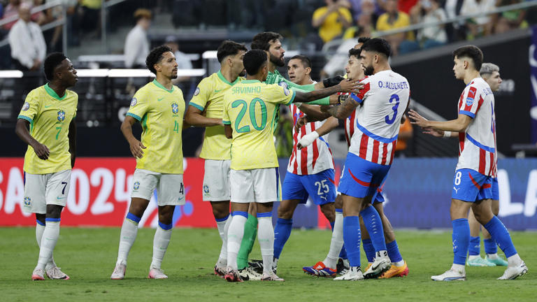 a brazilok is „megérkeztek” a copa américára, paraguay ellen gólokban és indulatokban sem volt hiány – videó
