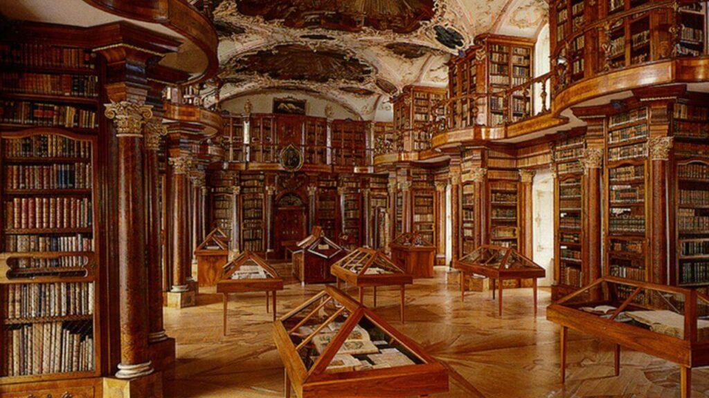 <p>The Abbey Library at St. Gall is one of the oldest libraries in the world and was registered as a UNESCO World Heritage site in 1983. Its history dates back to the Middle Ages, and it was founded by the Irish missionary Gall.</p><p>The library building, built in 1553, has survived many catastrophes. In 1767, it was replaced with the magnificent Baroque Hall that it is today. Apart from being a world heritage site, the Abbey Library holds a Memory of the World recognition.</p>