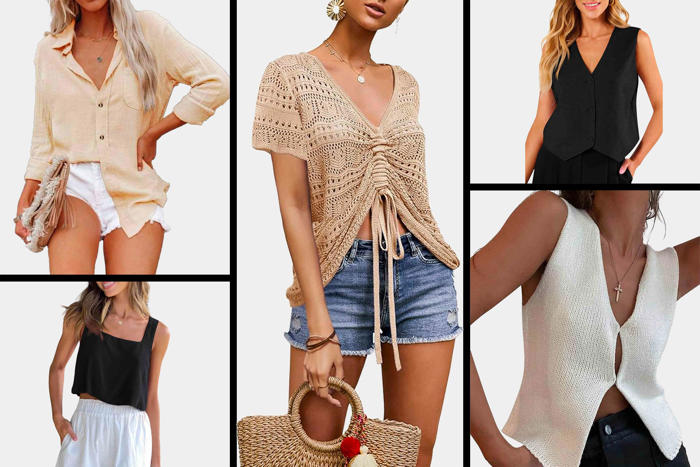 amazon, 10 light and airy tops to travel with this summer — all under $40 at amazon