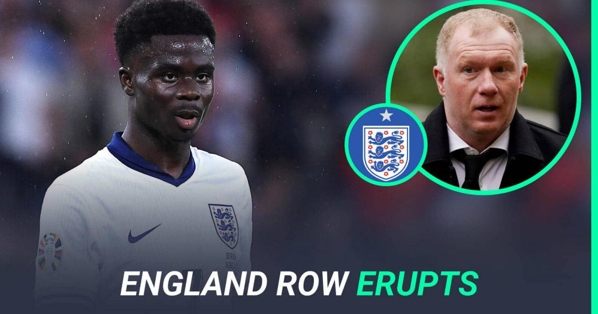 england are the ‘easiest team left’ at euro 2024 as scholes mocks arsenal icon over bukayo saka positional swap