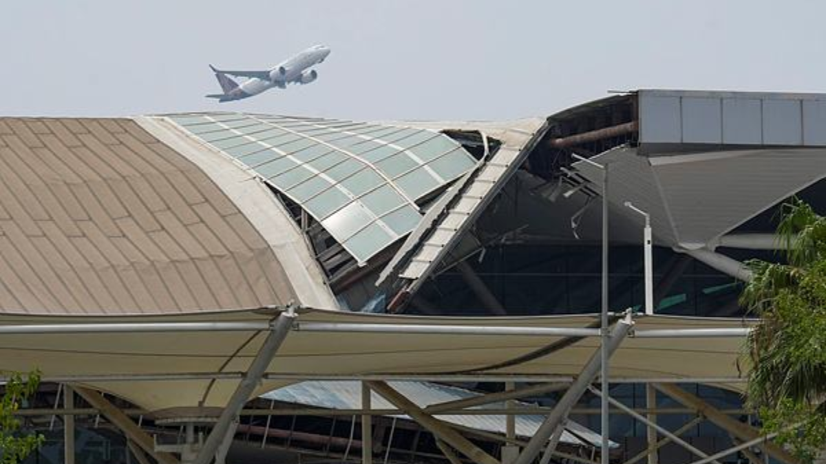 delhi airport roof collapse spurs nationwide airport inspections