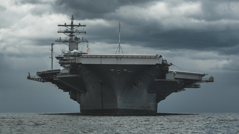 how long can an aircraft carrier stay at sea without refueling?