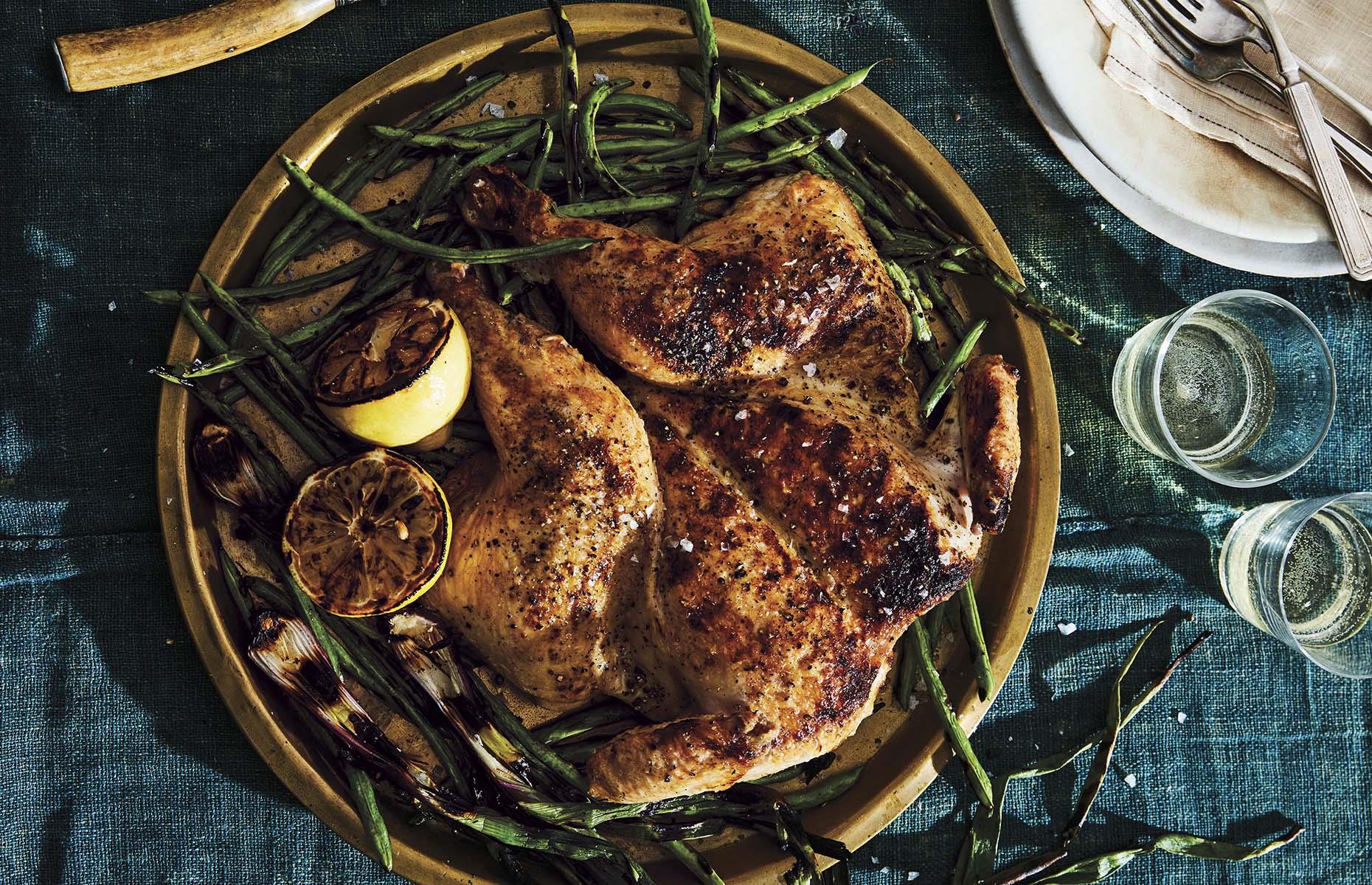 Spatchcock for quicker cooking