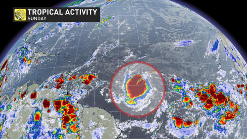 beryl expected to hit the caribbean as a major hurricane this week