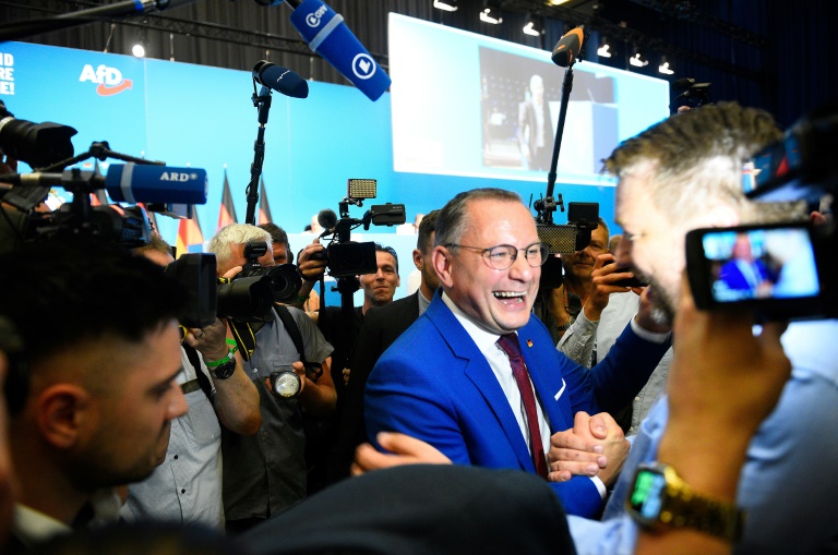 AfD-Parteitag Bestätigt Weidel Und Chrupalla - Massive Proteste In Essen