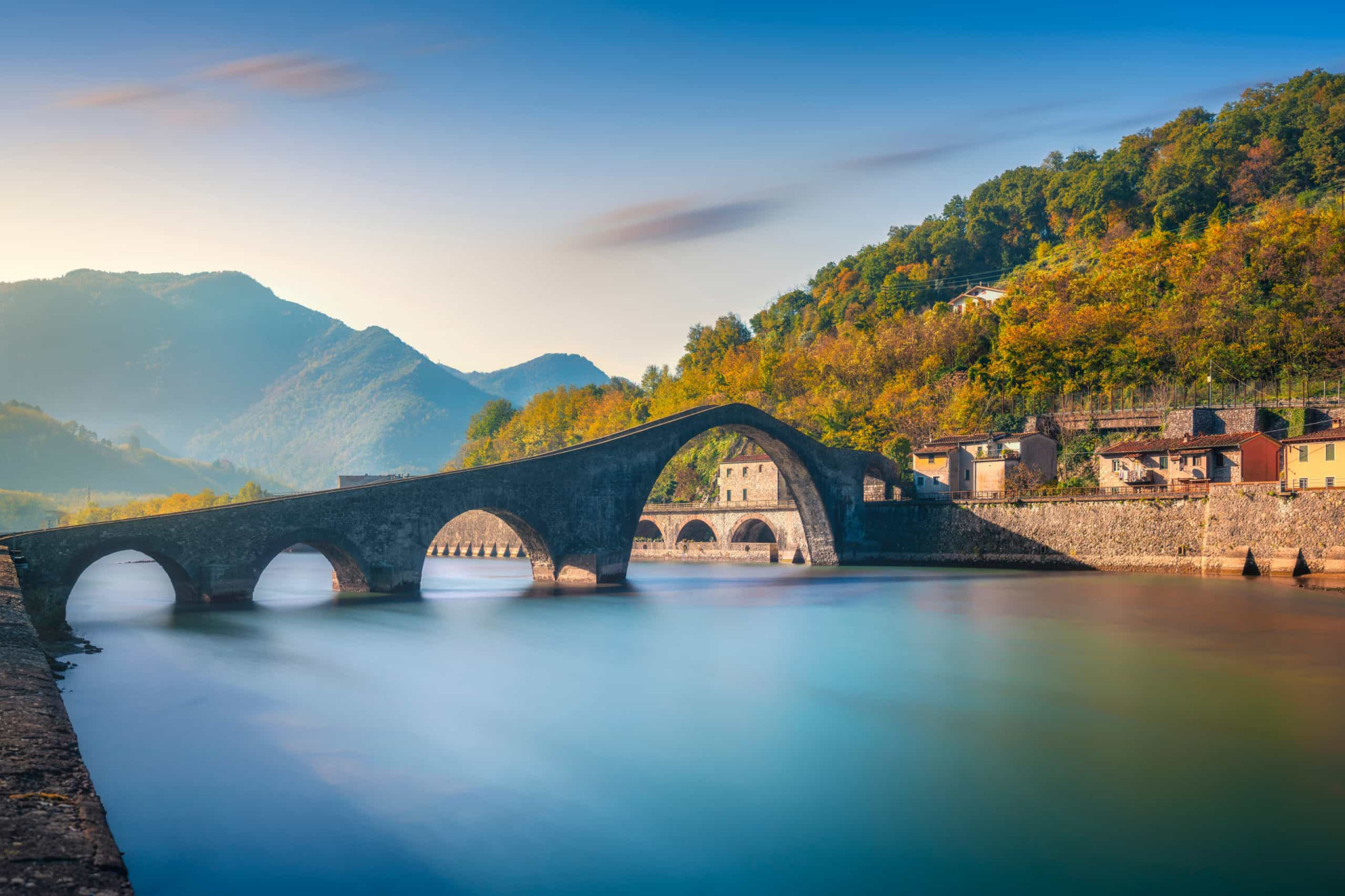 <p>Borgo a Mozzano in the Tuscan province of Lucca is celebrated for its Ponte della Maddalena, a magnificent medieval <a href="https://www.starsinsider.com/travel/206237/the-worlds-most-remarkable-bridges" rel="noopener">bridge</a>.</p><p>You may also like:<a href="https://www.starsinsider.com/n/190653?utm_source=msn.com&utm_medium=display&utm_campaign=referral_description&utm_content=481361v4en-en_selected"> Mystery solved? A look at Amelia Earhart’s life and disappearance</a></p>