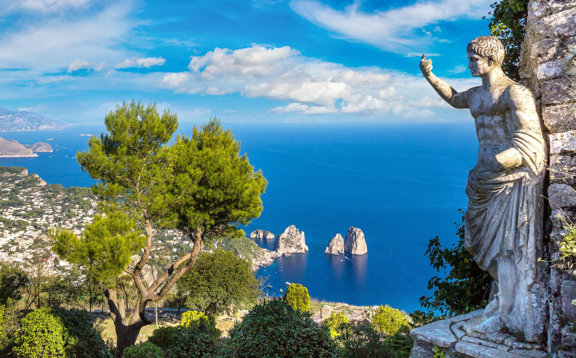 <p>Anchored in the Bay of Naples, Capri deserves a mention for its landscape of wild beauty sculpted by wind, sea, and centuries of human occupation, dating back at least to Roman times.</p>