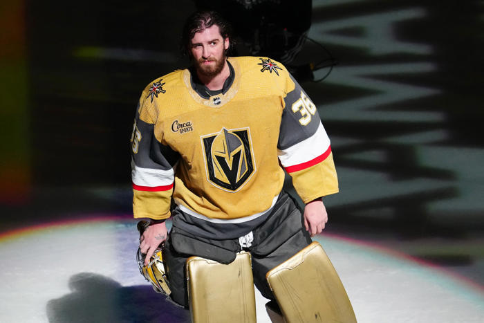 golden knights trade the 27 year-old to the washington capitals, yielding the net to adin hill.