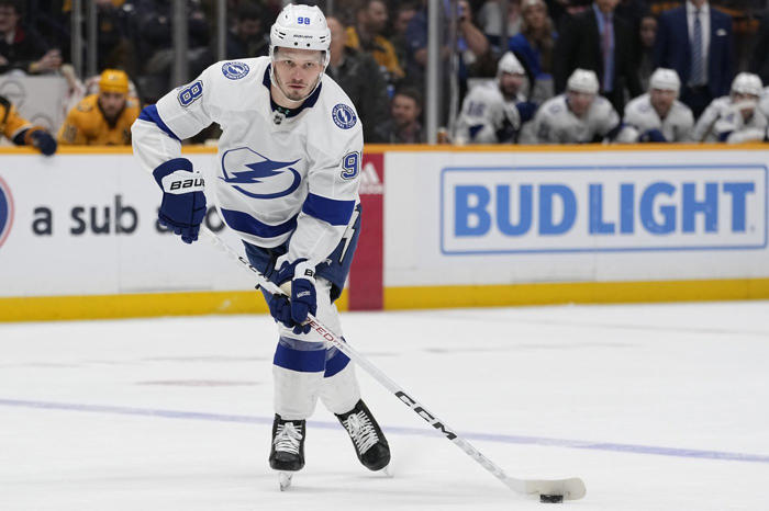 lightning trade defenceman mikail sergachev to utah, winger tanner jeannot to l.a.