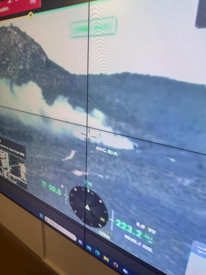φωτιά στην πάρνηθα: η στιγμή που το drone της πυροσβεστικής εντοπίζει το ξέσπασμα του πύρινου μετώπου