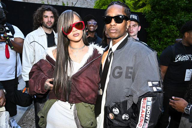 rihanna playfully dances and raps at a$ap rocky as he jokes 'i'm too old for this': watch