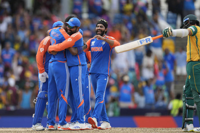 india wins the twenty20 world cup in a thrilling final against south africa