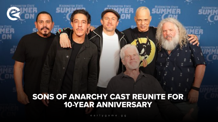 sons of anarchy cast reunite for 10-year anniversary
