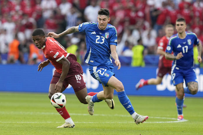 defending champion italy knocked out of euro 2024 by switzerland in last 16