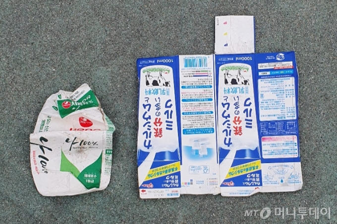 [르포]먹고 휙, 한국 우유팩은 '썩어서' 폐기…일본은 '씻어서' 수출