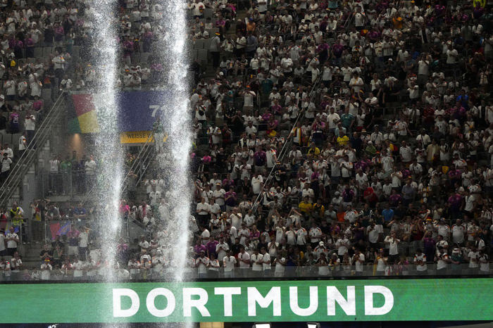 thunderstorm and hail disrupt germany-denmark game at euro 2024