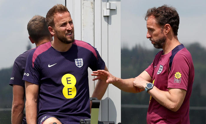 southgate offers england players a shield before storm of slovakia test