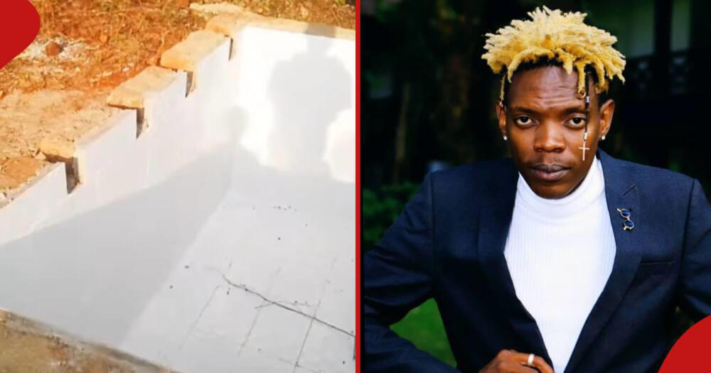 fred omondi: video emerges of comedian's final resting place well cemented, coloured