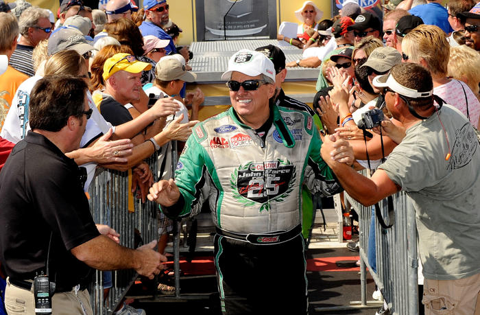 john force moved to neuro icu: nhra release emotional statement