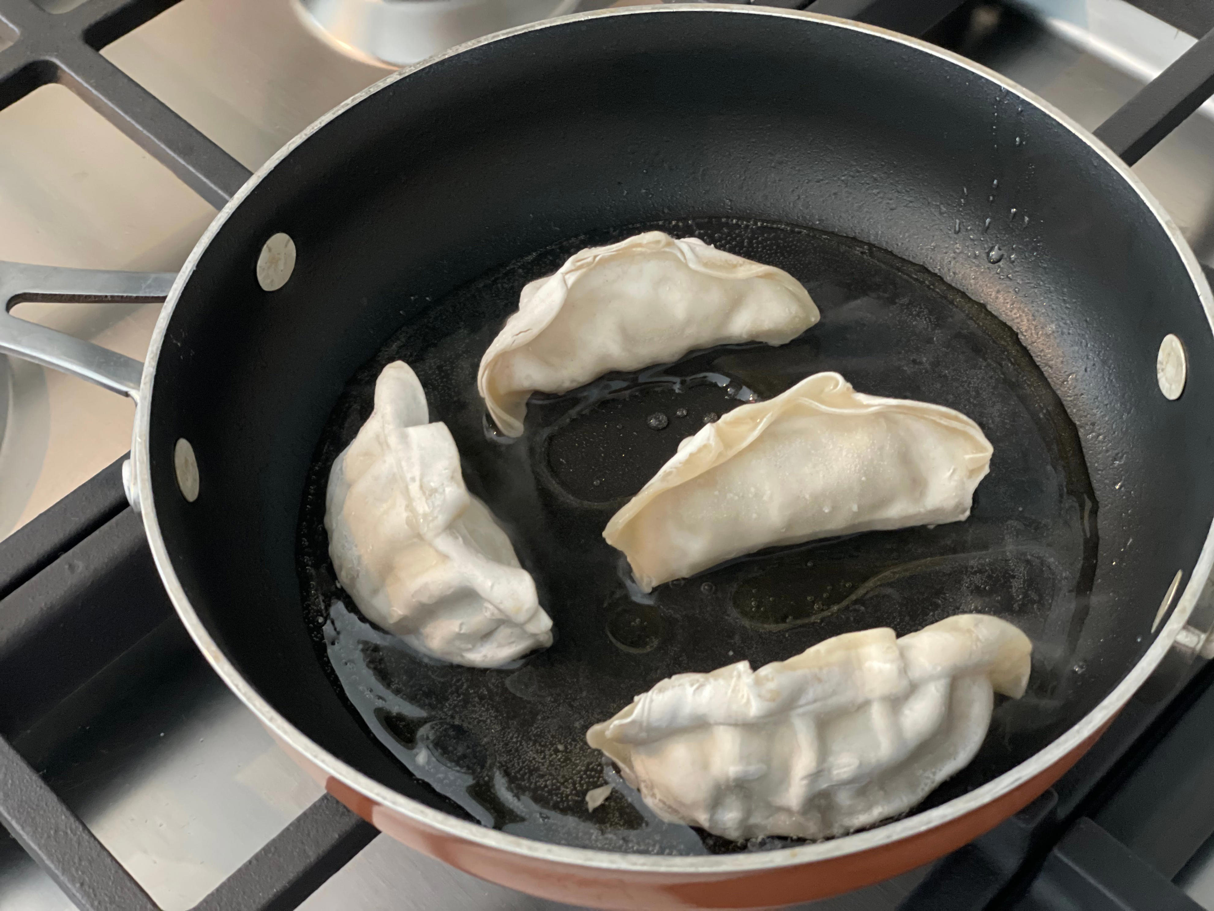 I made potstickers in 3 different appliances, and there's really only