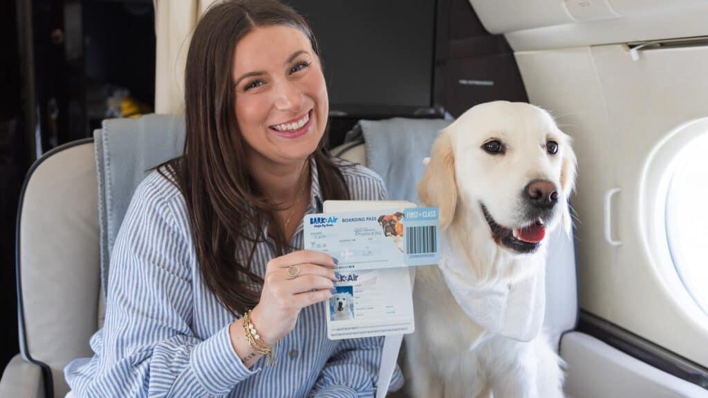 <p>If you own your own plane, your dog can, of course, travel with you in the cabin. Before you think this is just a crazy notion, consider the fact that there are companies that cater to private plane travel with dogs.</p> <ul>   <li><strong>K9 Jets:</strong> Bills themselves as a "Pet Dedicated, Pay-Per-Seat Private Jet Service". A direct flight from NJ to Lisbon for you <em>and</em> your dog will cost about $12k as of this time. LA to Paris is about $18k.</li>   <li><strong>BARK Air</strong>: A newer airline, <strong><a href="https://air.bark.co/">BARK Air</a></strong> is here to "deliver a white paw experience. We built our flight experience for dogs first, from the ground up". NY to San Francisco will cost about $6500. Chicago to Miami, about $6k.</li>   <li><strong>Private Jet Charter</strong>: This company has over 30 years of experience flying animals on their pet-friendly private jets. They fly cats, birds, and reptiles, too.</li>  </ul>