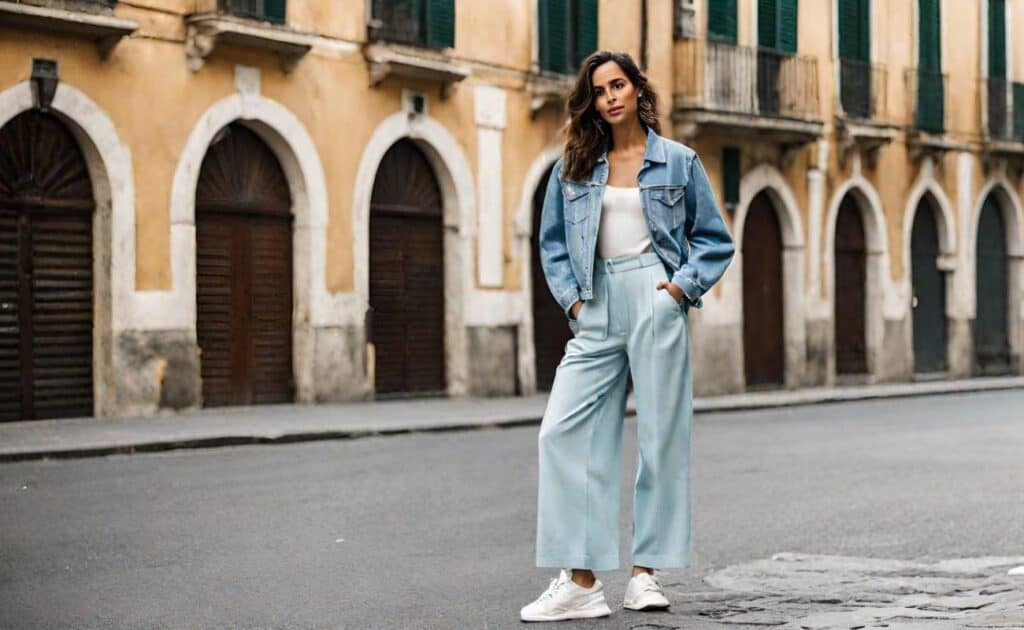 <p>Next on the list are ultra wide-leg pants, which are nothing short of a marvel. The voluminous design of these pants allows your skin to breathe, making them ideal for both lounging and running weekend errands.</p>