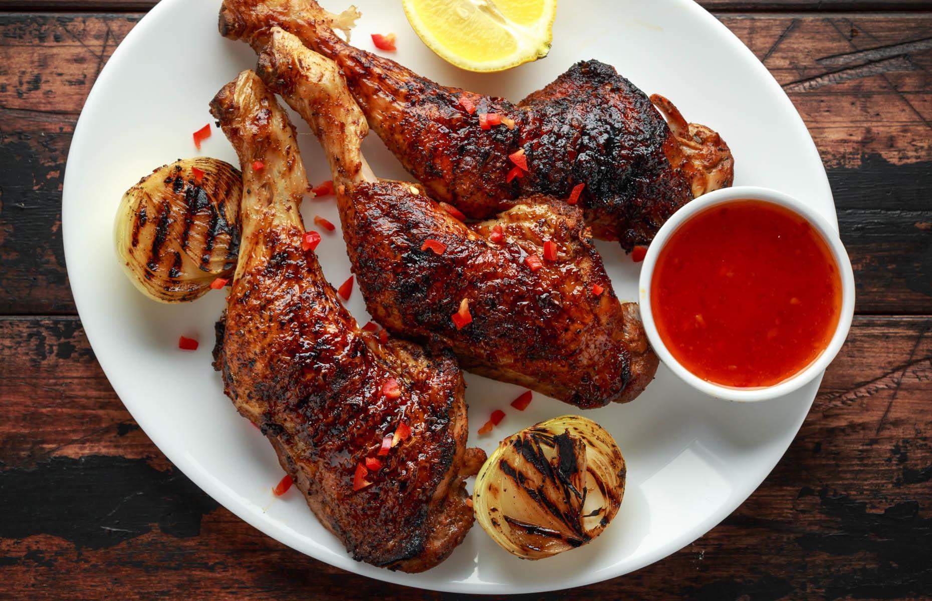 Avoid charred chicken