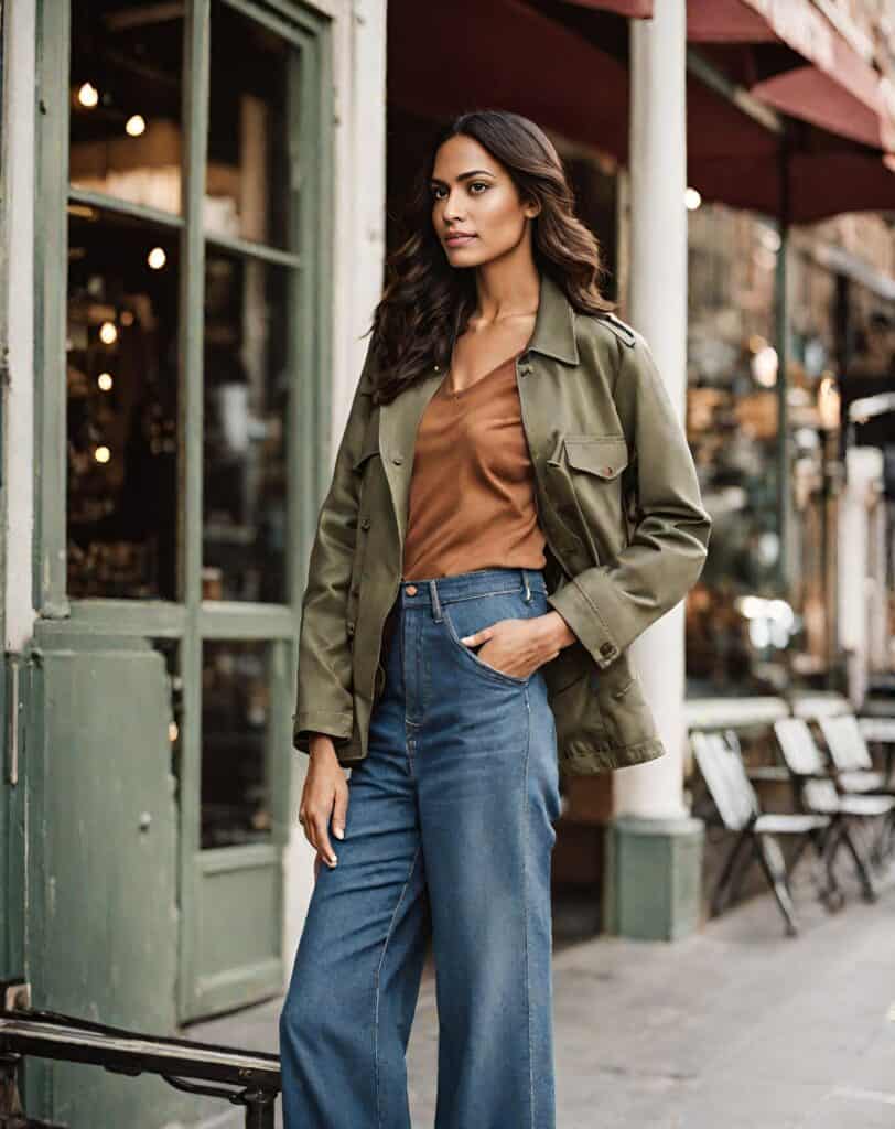 <p>An oversized cargo jacket is your go-to for an effortlessly cool weekend look – its multiple pockets offer practical storage, while its loose fit ensures comfort. The rugged design adds an element of edginess to your outfit, making it perfect for outdoor activities.</p>