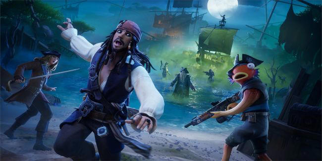 her er når pirates of the caribbean kommer til fortnite