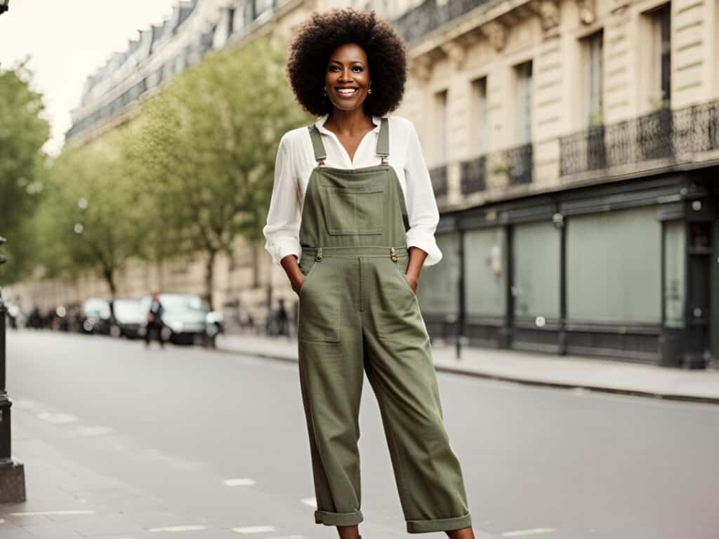 <p>Overalls in olive green offer a unique blend of practicality and style. Their loose fit allows for ease of movement, making them ideal for weekend adventures, the earthy tone complements a variety of skin tones, and the adjustable straps ensure a perfect fit.</p>