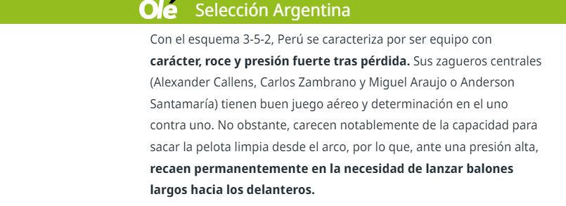medio argentino sorprende con ácido comentario sobre perú y su juego en la copa américa