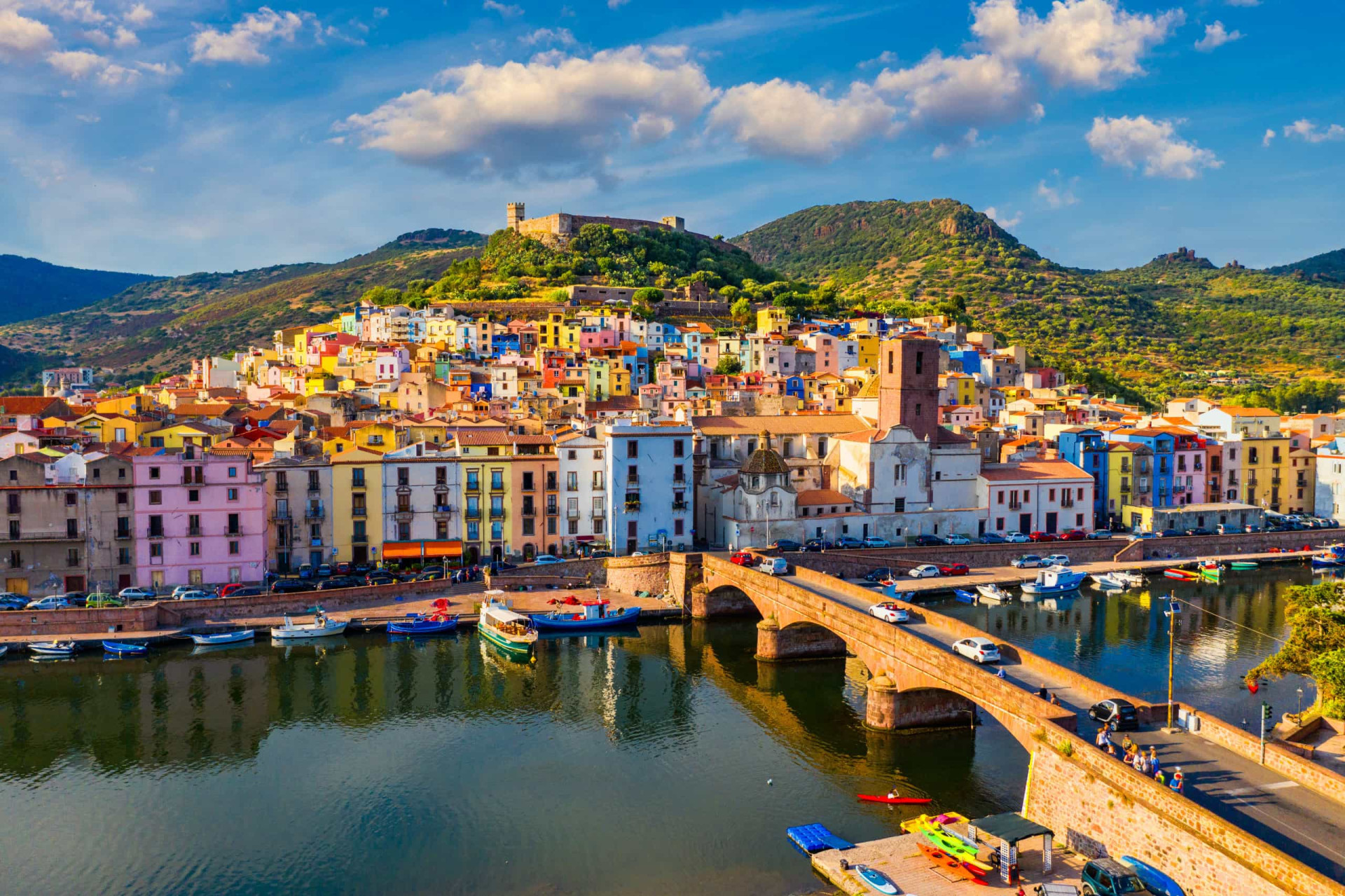 <p>Sardinia has much to offer the visitor, but make sure you explore the small village of Bosa. The colorful old quarter, known as Sa Costa, lies around the medieval Serravalle Castle.</p>
