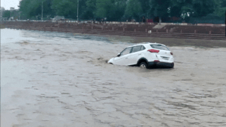 video: heavy rain batters haridwar; cars, buses swept away in sukhi river