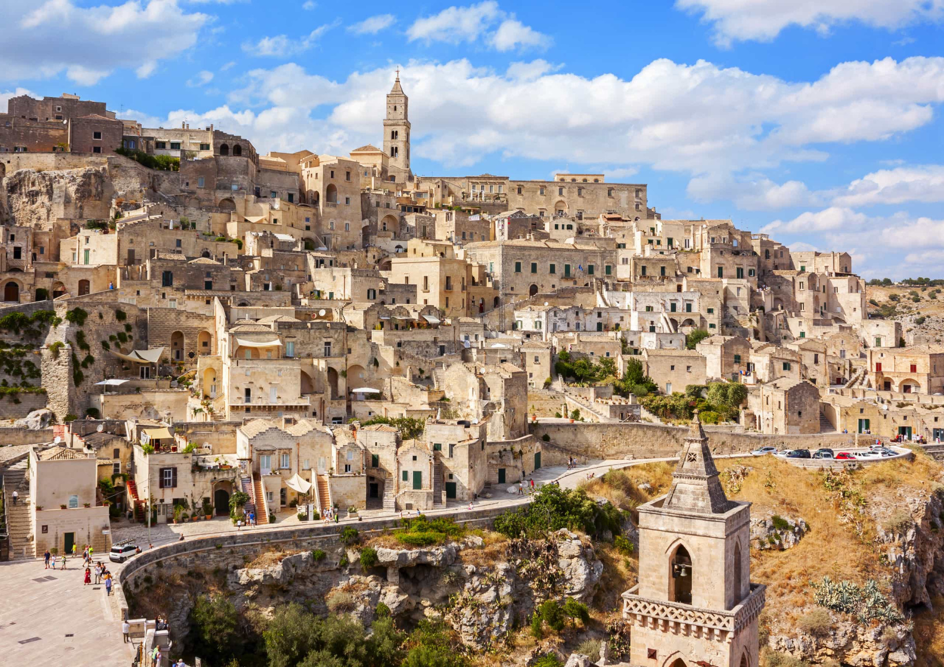 <p>Found in Italy's Basilicata region, Matera served as European Capital of Culture for 2019.</p> <p>Sources: (Biography) (The Guardian) </p> <p>See also: <a href="https://www.starsinsider.com/travel/322855/discover-italys-matera-where-hollywood-magic-happens">Discover Italy's Matera, where Hollywood magic happens</a></p>