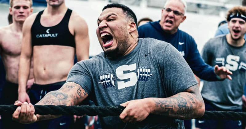 Penn State Center Nick Dawkins Looks Back (and Forward) Ahead Of ...