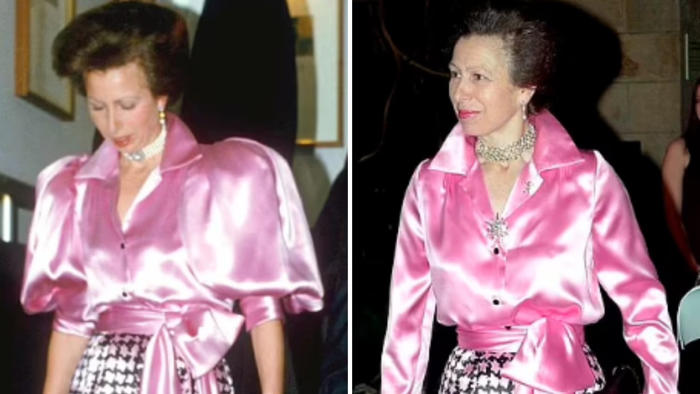 princesa ana sigue utilizando prendas de su guardarropa que datan desde mediados de los años 70