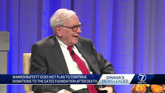 Report: Warren Buffett changes will to donate money to charitable trust overseen by his three children<br><br>