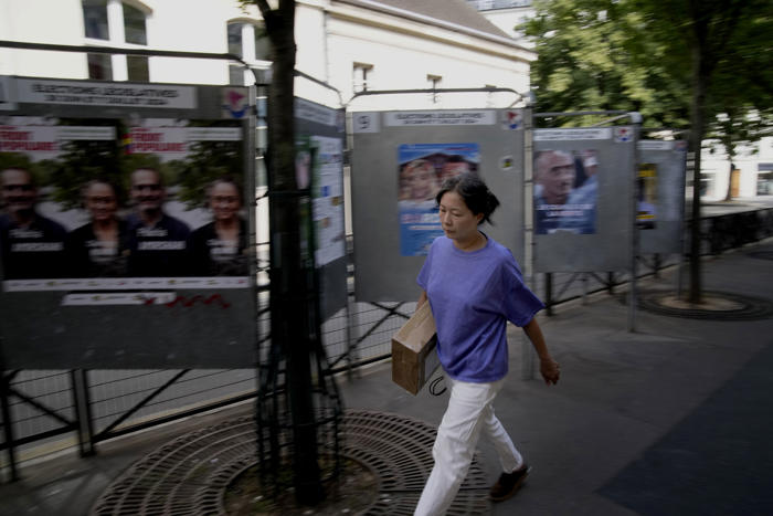 france's exceptionally high-stakes election has begun. the far right leads preelection polls