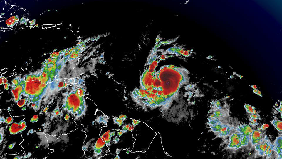 hurricane beryl is expected to intensify into an ‘extremely dangerous’ major storm as it approaches the caribbean