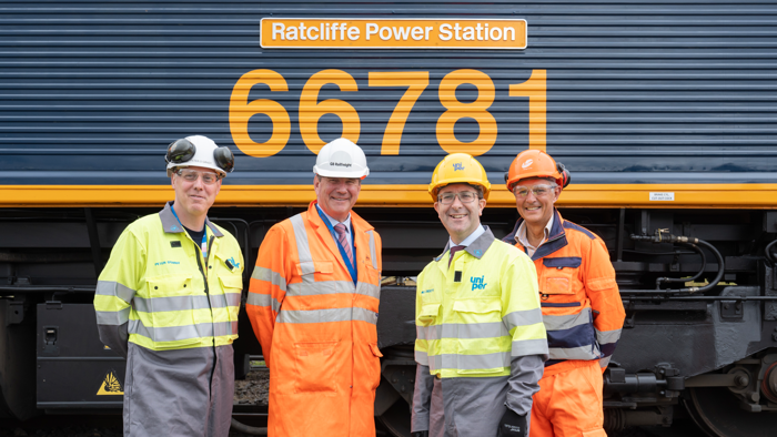 power station's last coal delivery arrives by rail