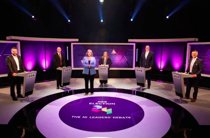 analysis: the ni leaders’ debate put focus on who was there rather than what was being said