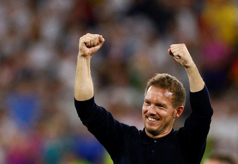soccer-germany embracing fans' expectations, nagelsmann says
