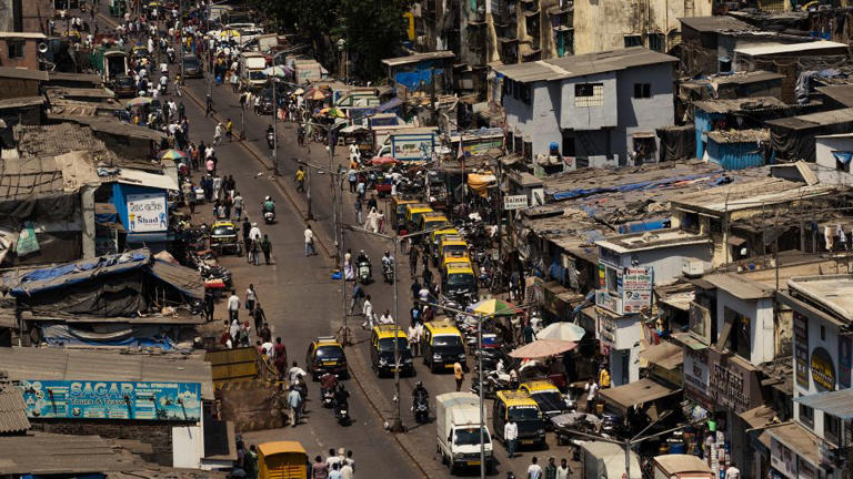 A view of the Dharavi slum in Mumbai, India, on April 14, 2024 - Noemi Cassanelli/CNN