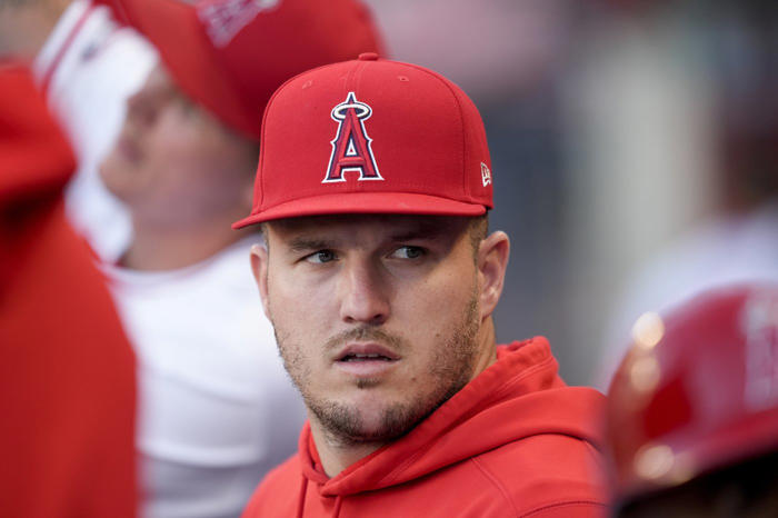 angels star mike trout is hoping to return to the team's lineup by late july