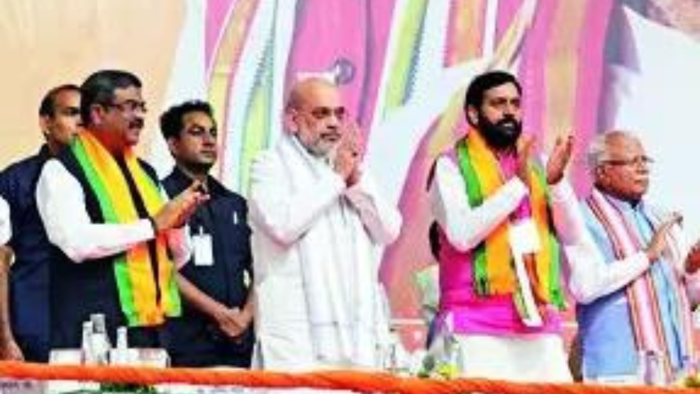 bjp set to contest haryana polls on its own, declares shah